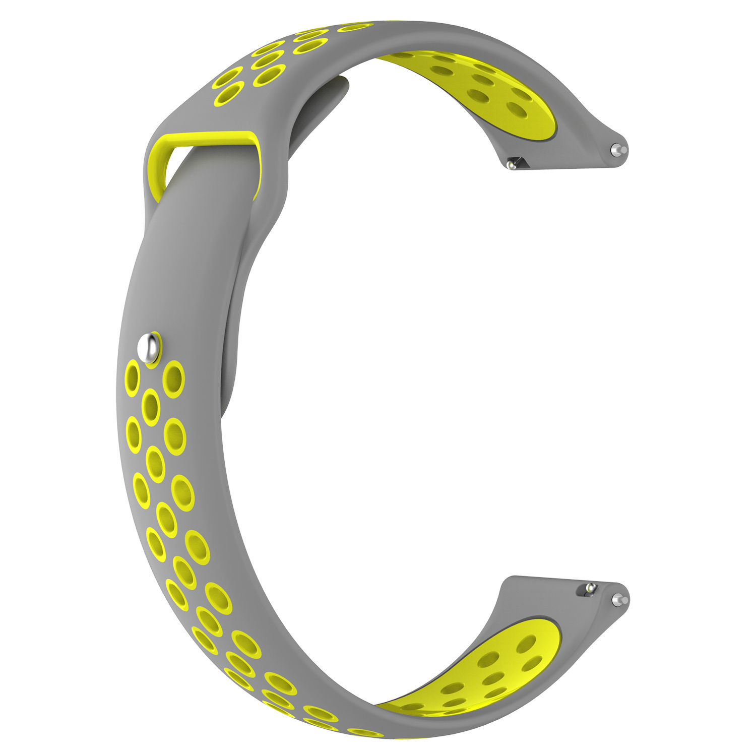 Polar Ignite Doppel Sportarmband - grau gelb