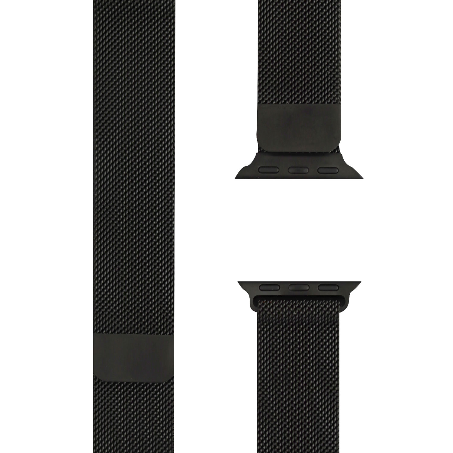 Apple Watch Milanaise Armband - schwarz