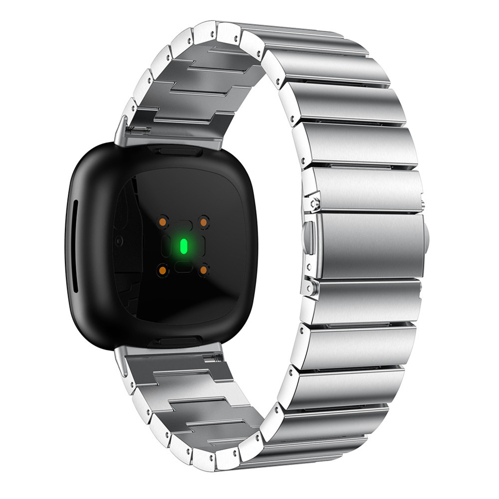 Fitbit Versa 3 / Sense Stahlgliederarmband - silber