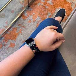 Apple Watch Nylon Armband - Blumen