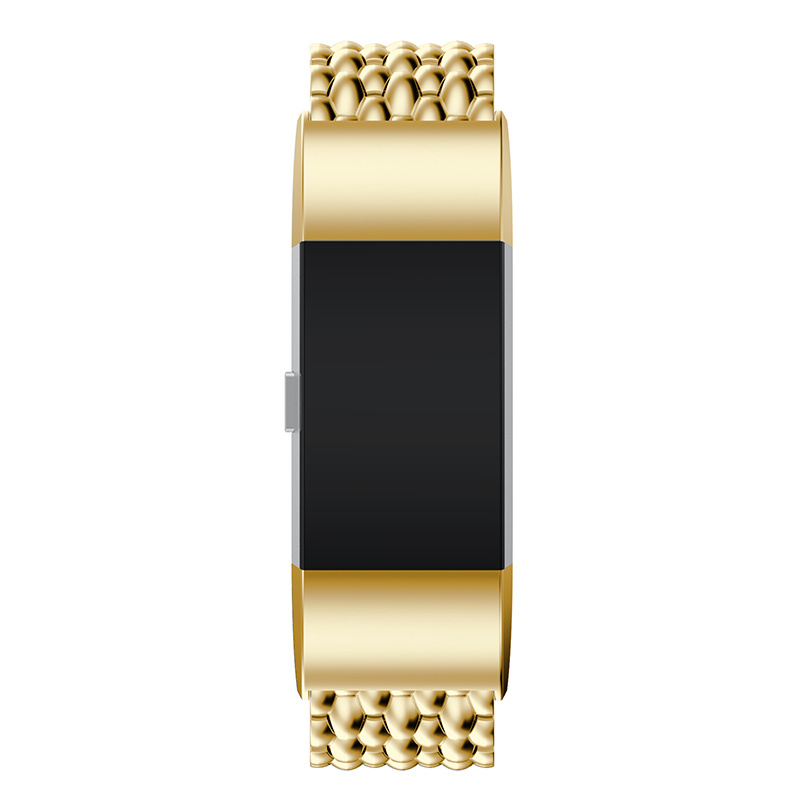 Fitbit Charge 3 & 4 stahl drache Gliederarmband - gold