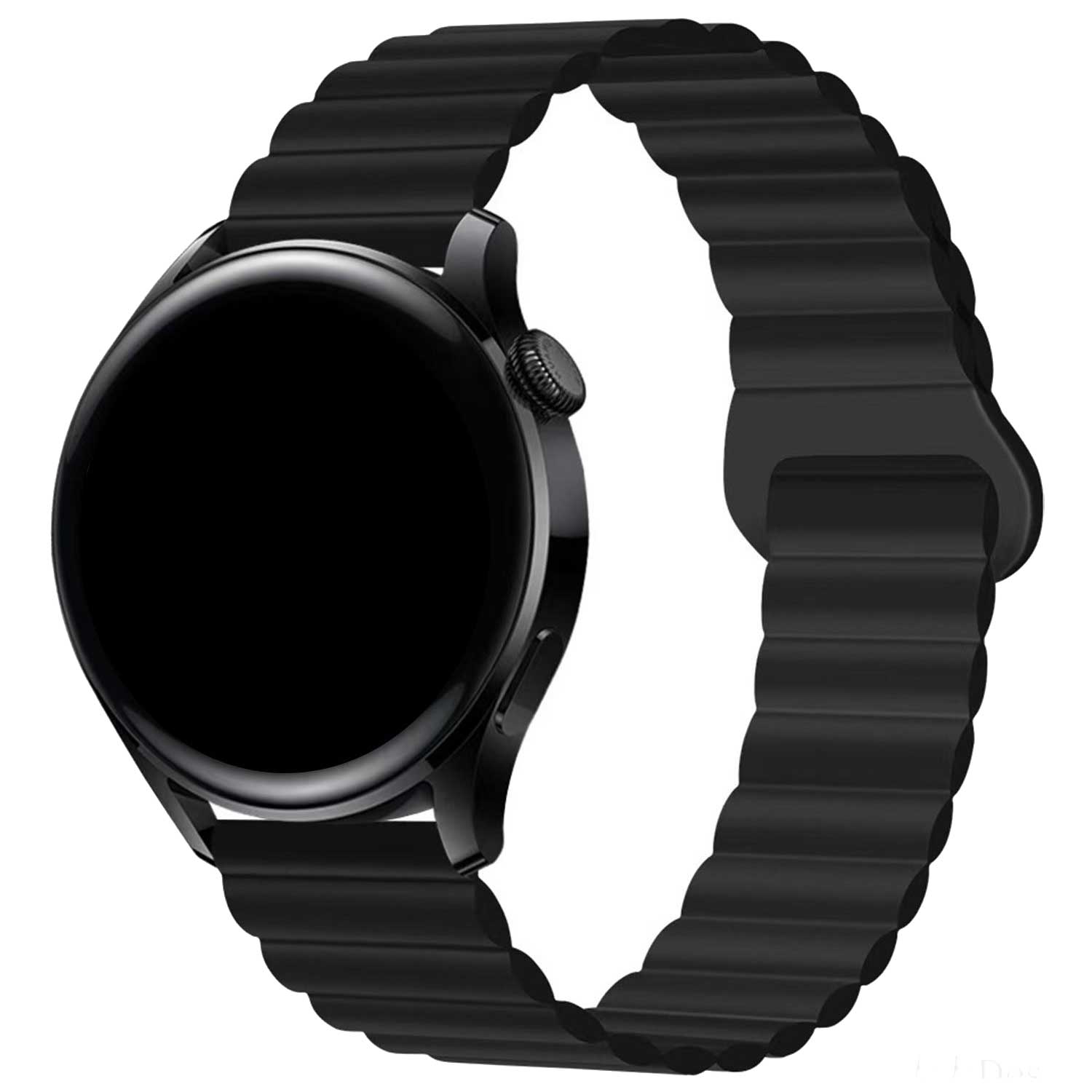 Samsung Galaxy Watch 6 magnetisches Silikonband - schwarz