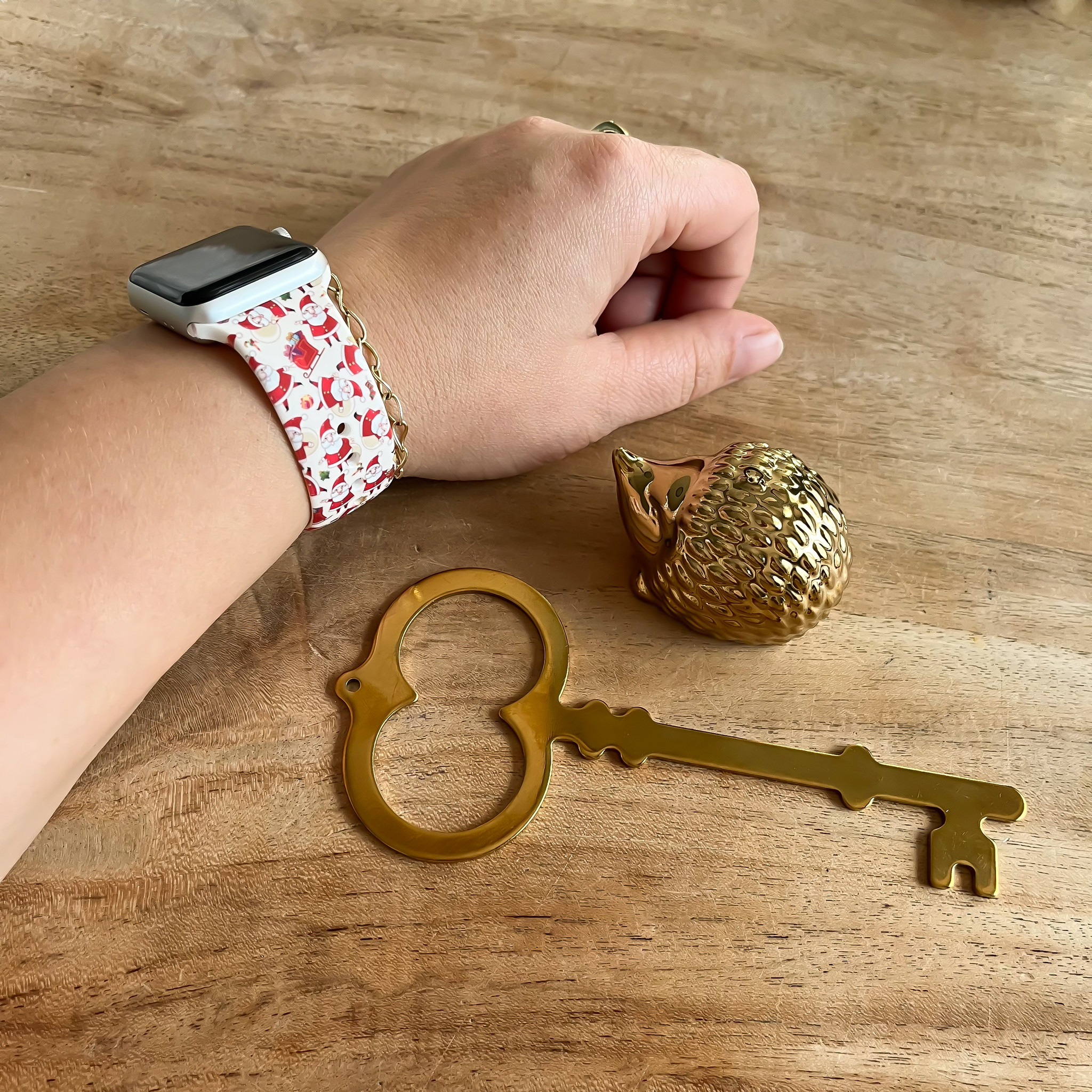 Apple Watch druck Sportarmband - Weihnachtsmann rot