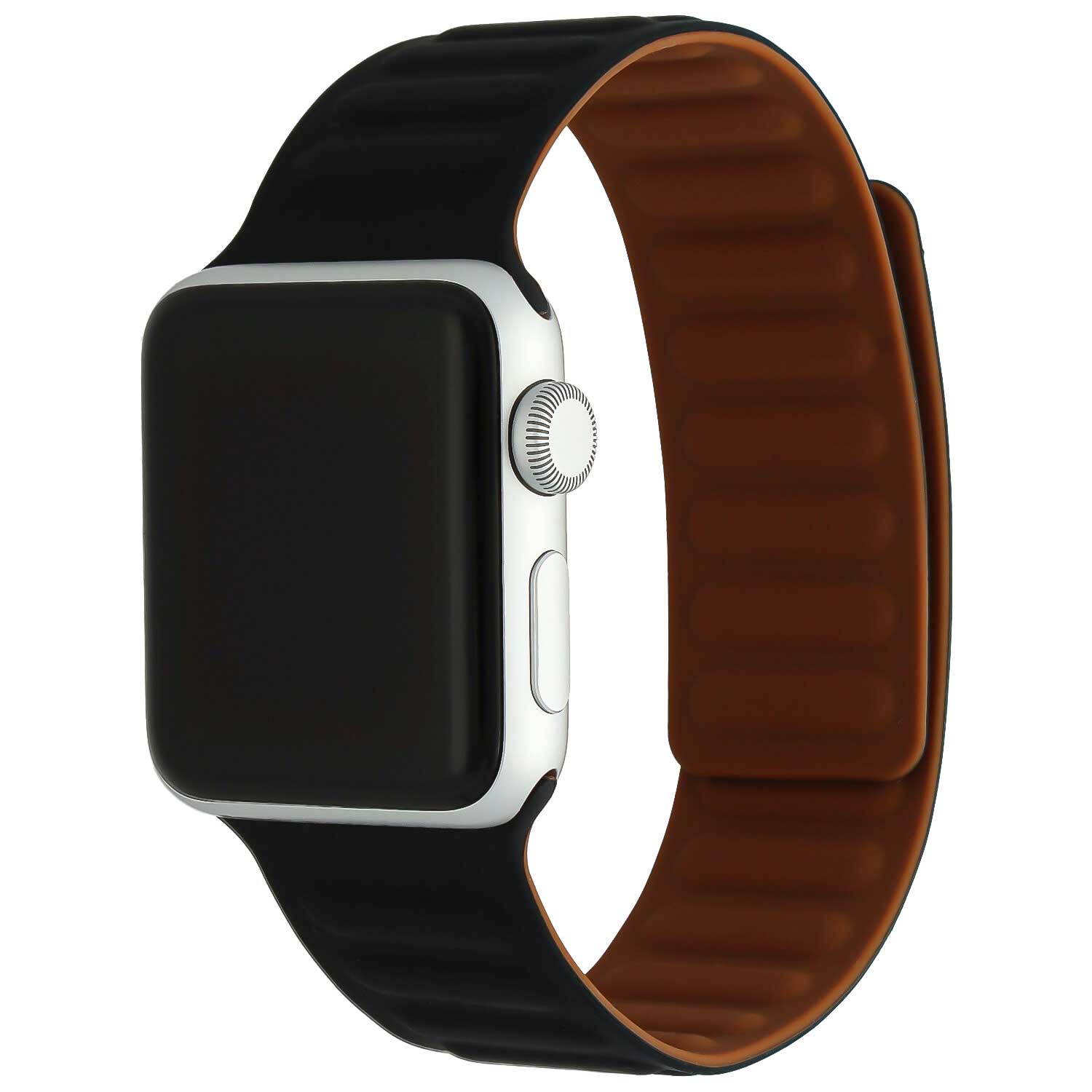 Apple Watch geripptes Solo Sportarmband - schwarz
