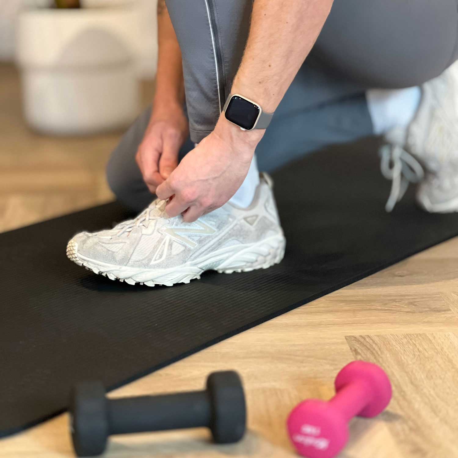 Apple Watch Sportarmband - Steingrau