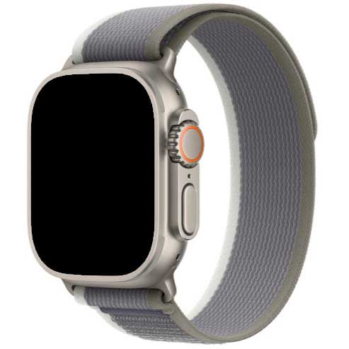 Apple Watch Nylon Trail Loop - grün grau