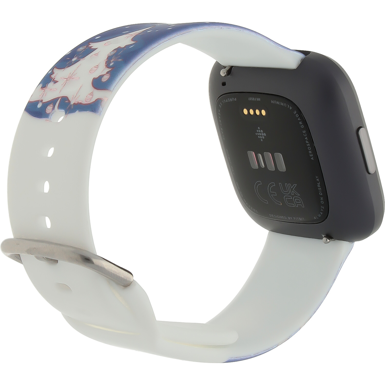 Fitbit Versa druck Sportarmband - Weihnachten Schneemann dunkelblau
