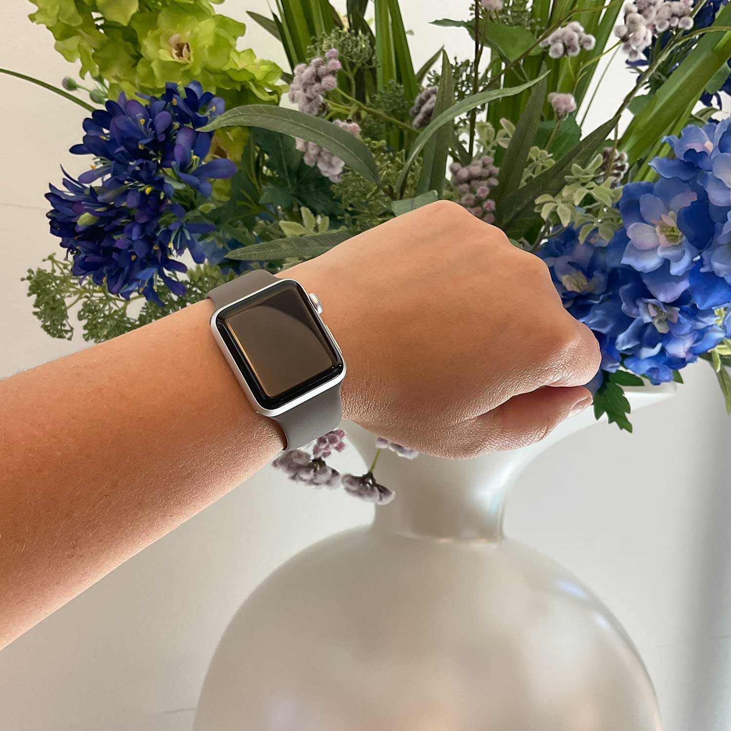 Apple Watch Sportarmband - Küstengrau