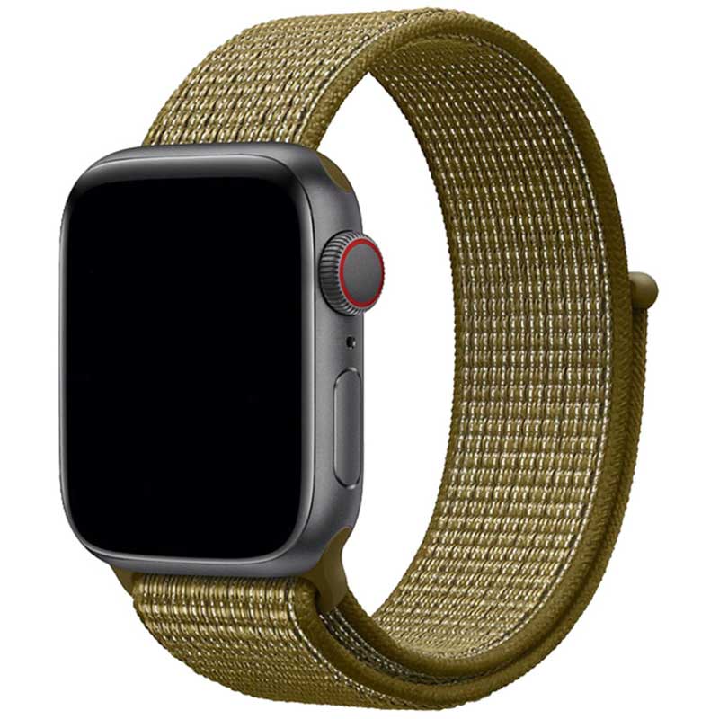 Apple Watch Nylon Sport Loop - Olivenflocken