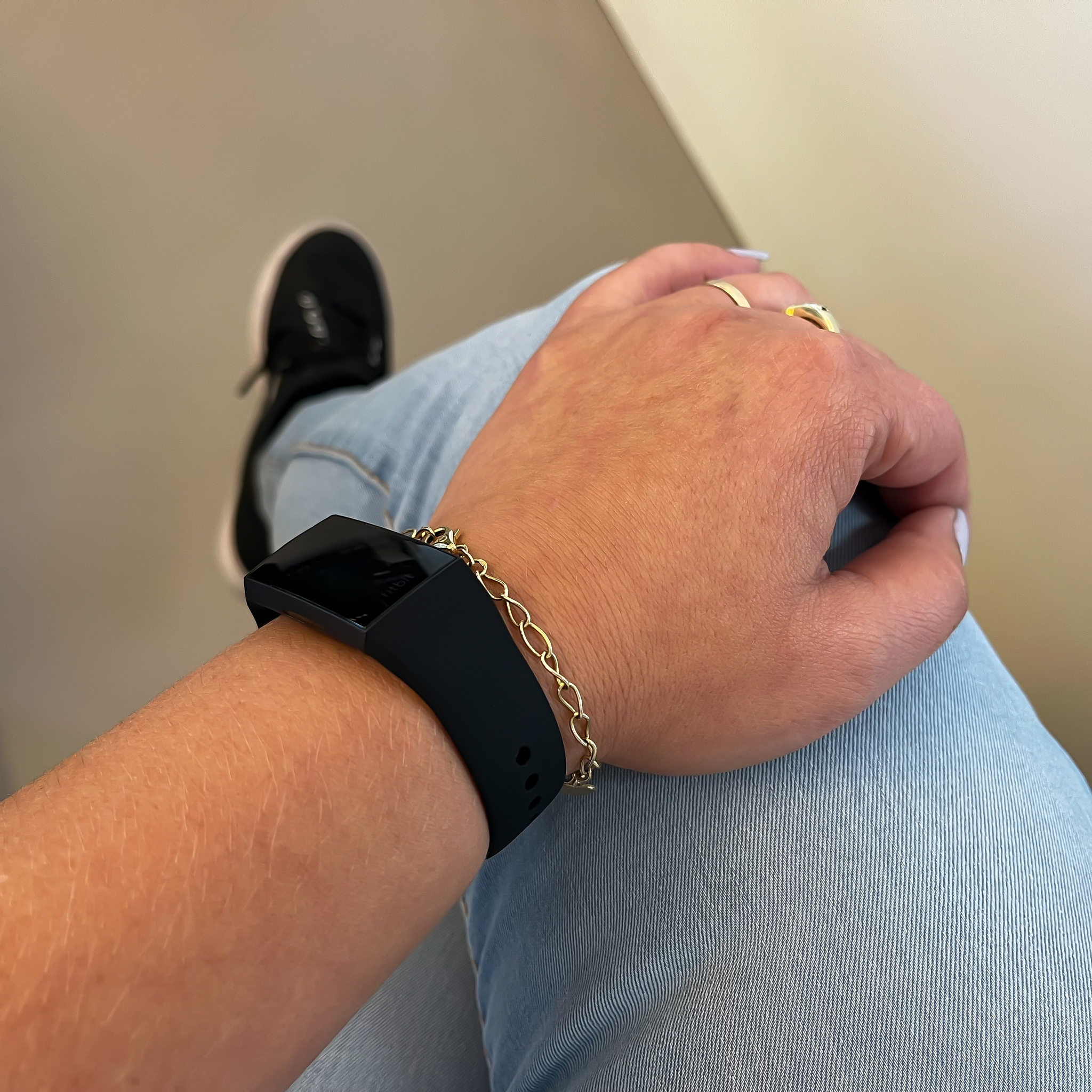 Fitbit Charge 3 & 4 Sportarmband - schwarz
