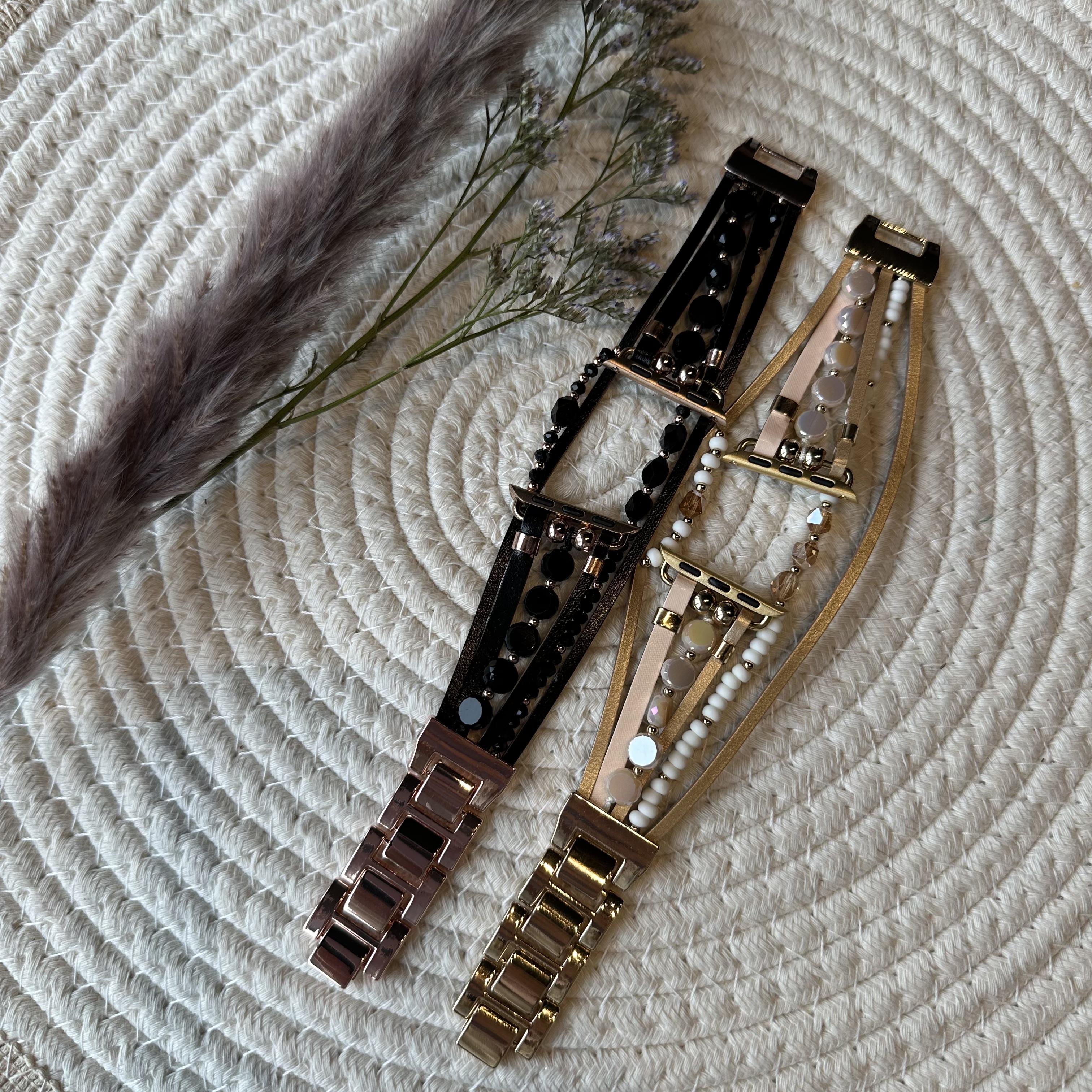 Apple Watch Schmuckarmband – Mandy schwarz