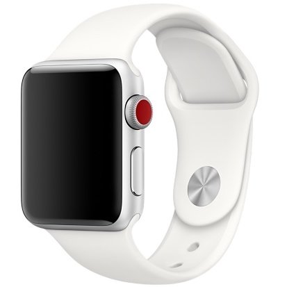 Apple Watch Sportarmband - weiches Weiß