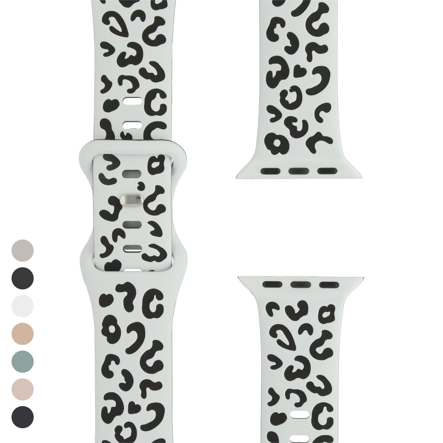 Apple Watch Silikon Leopard Wild Armband