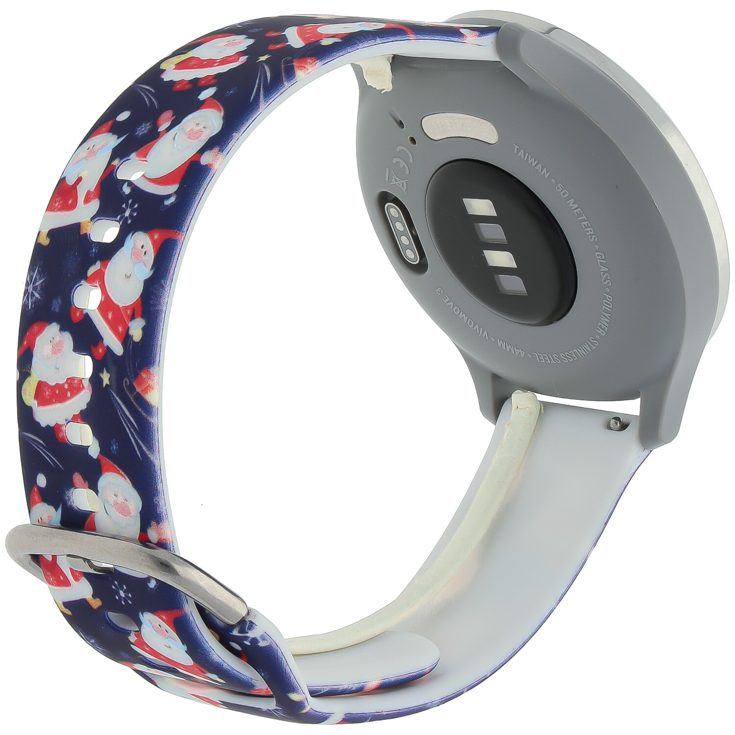 Huawei Watch druck Sportarmband - Weihnachtsmann dunkelblau