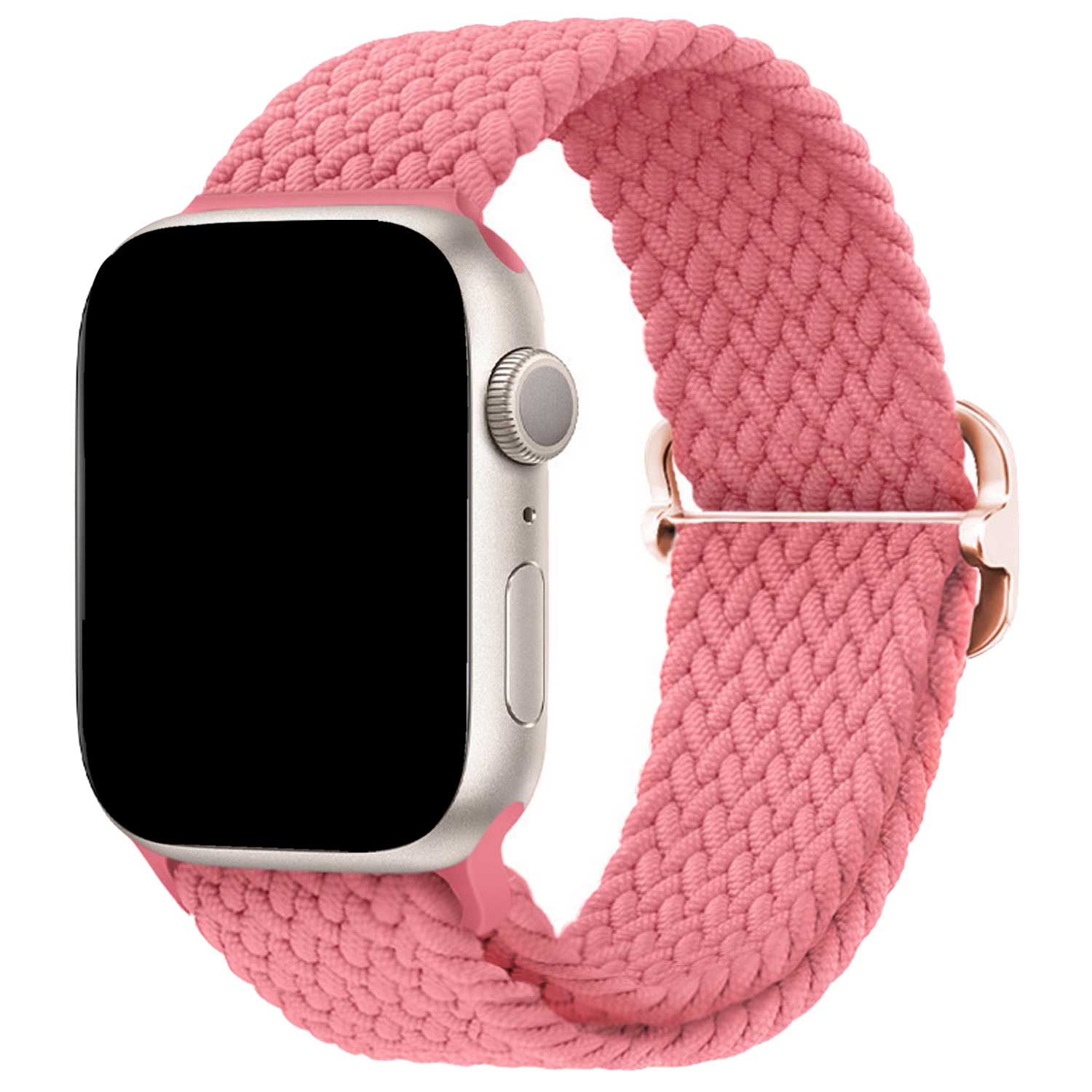 Apple Watch Geflochtenes Schnalle Weavy Armband - Rosa