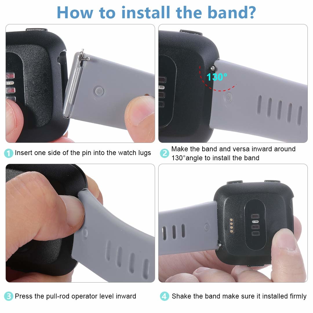 Fitbit Versa Sportarmband - Armeegrün
