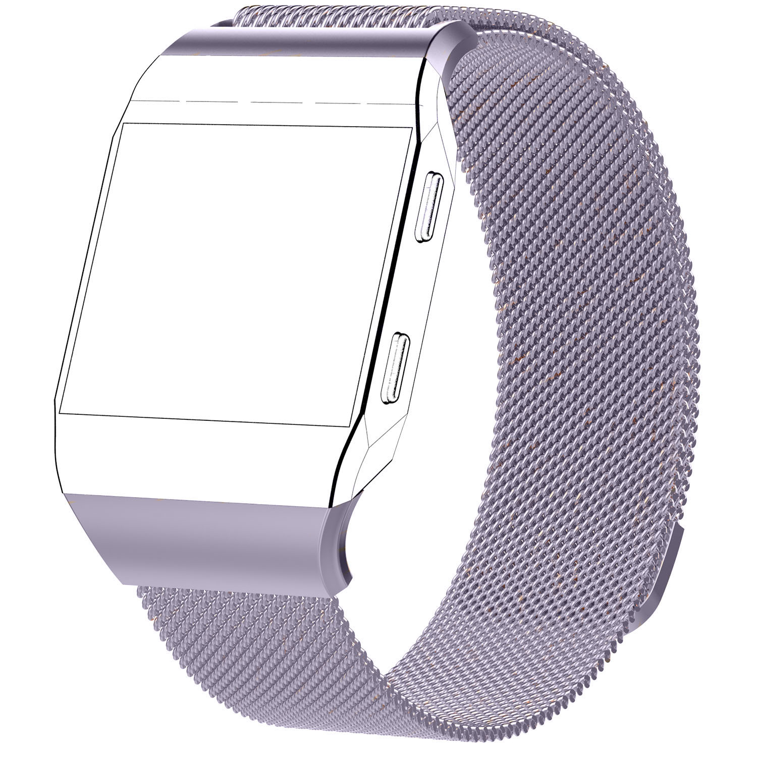 Fitbit Ionic Milanaise Armband - lavendel