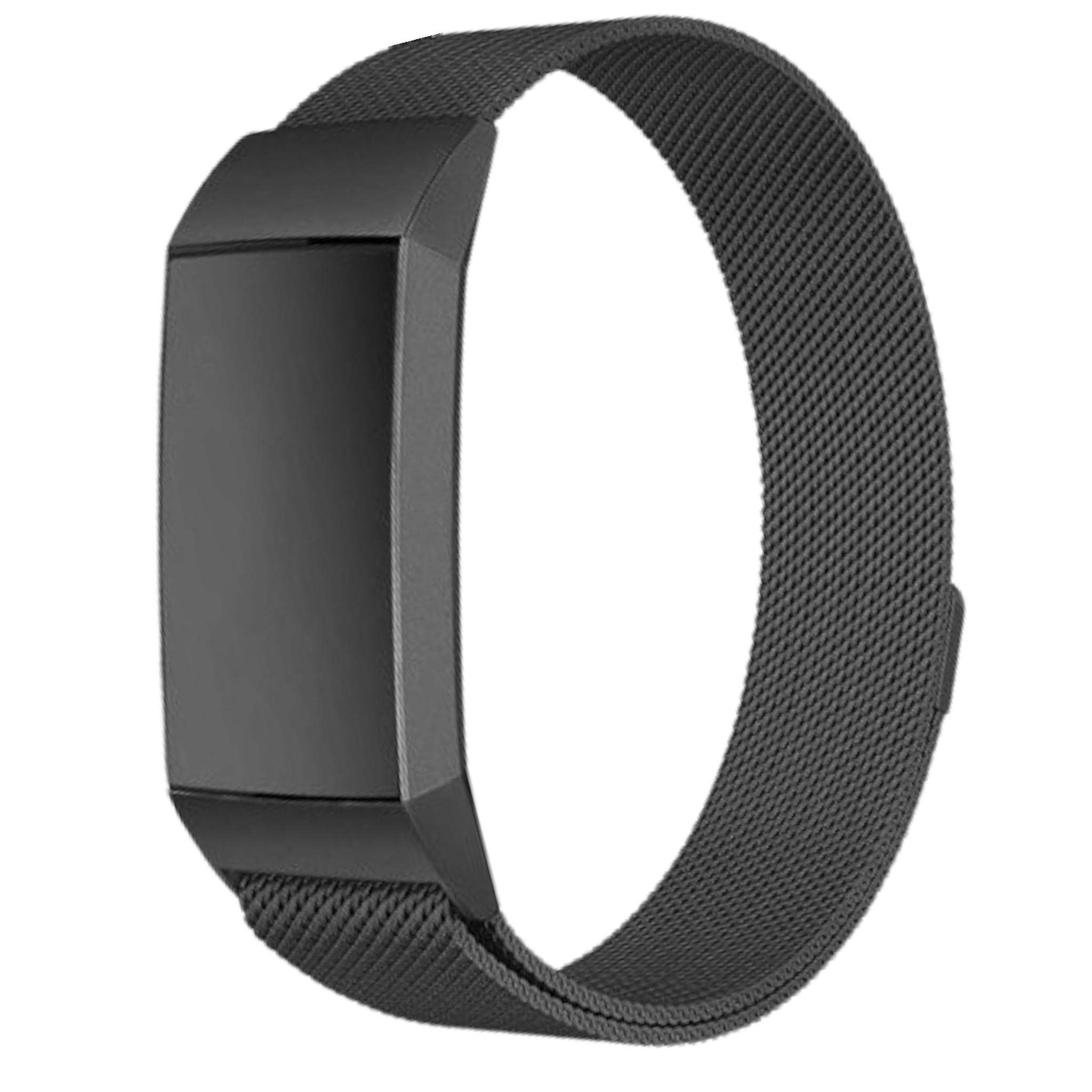 Fitbit Charge 3 & 4 Milanaise Armband - schwarz
