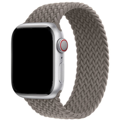 Apple Watch Nylon Geflochtenes Solo Loop - Tonbraun