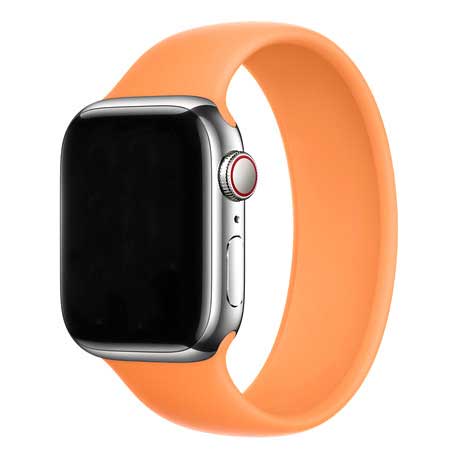 Apple Watch Solo Loop Sportarmband - marigold