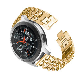 Samsung Galaxy Watch Cowboy stahl cowboy Gliederarmband - Gold