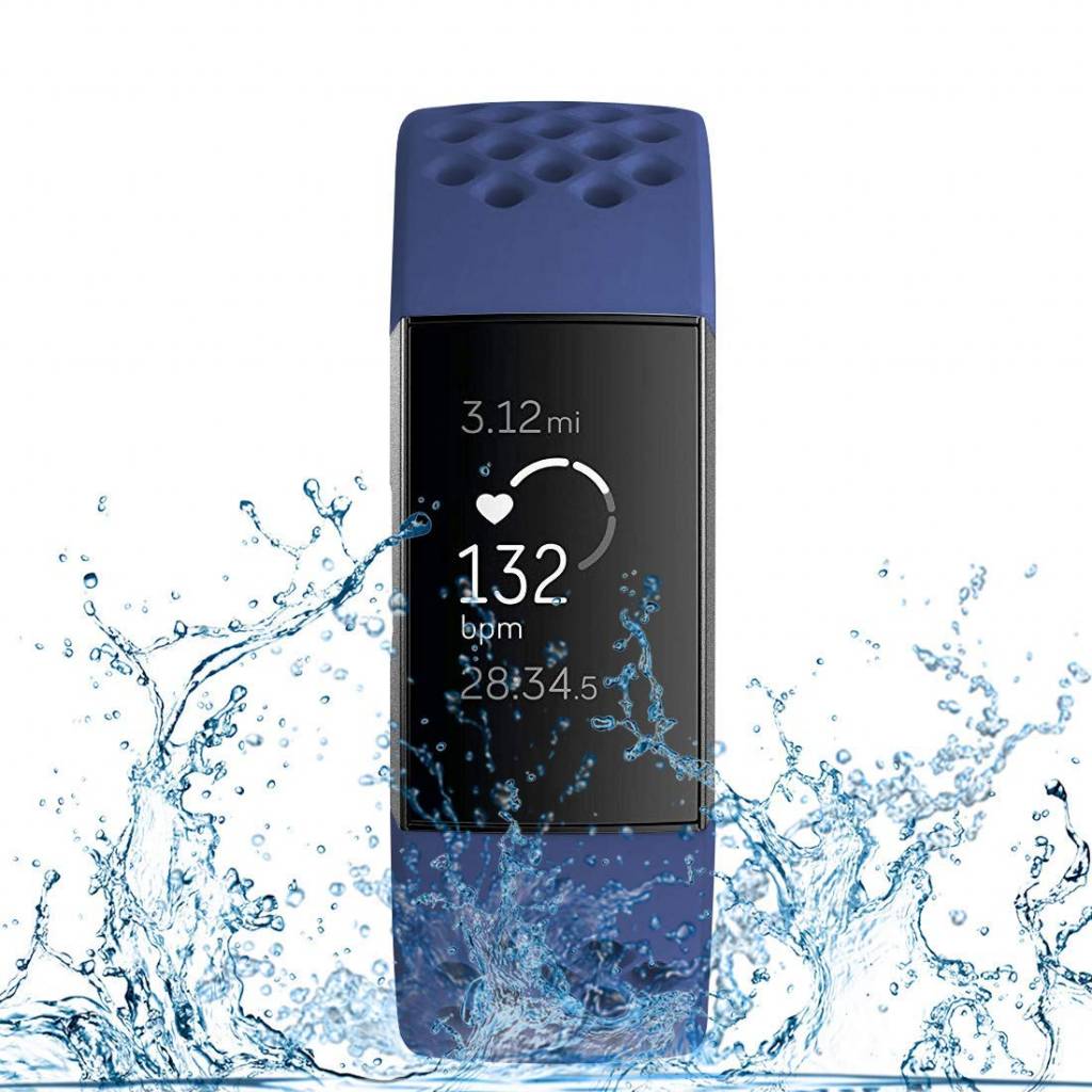 Fitbit Charge 3 & 4 Sport Point Armband - dunkelblau