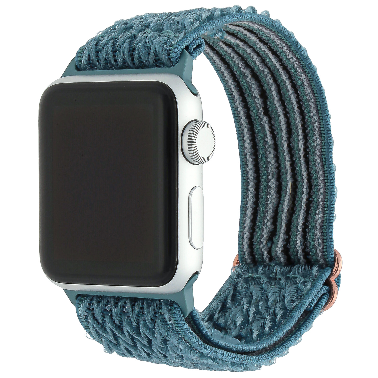 Apple Watch Nylon Solo Loop - Cyan Spring