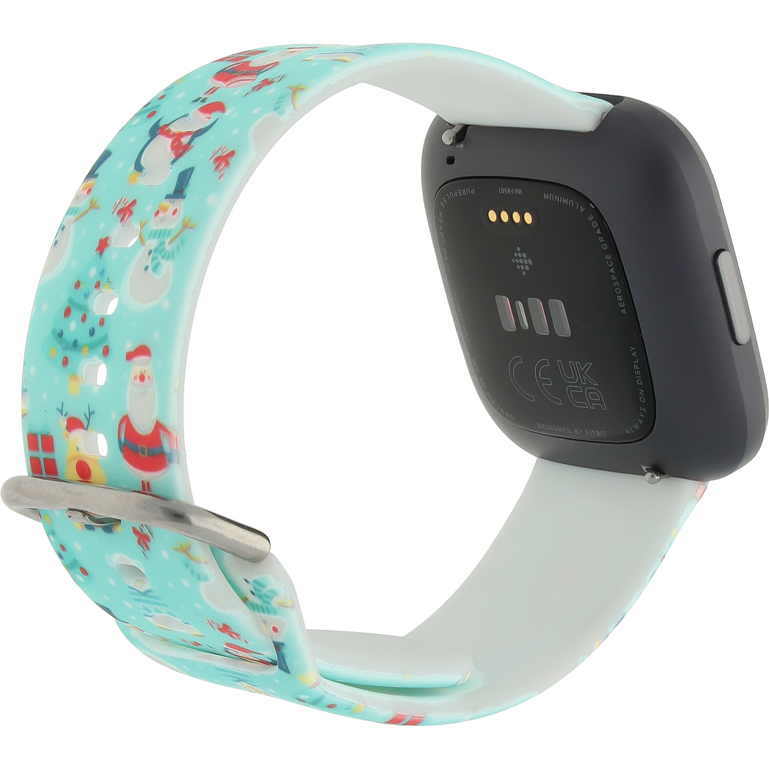 Fitbit Versa druck Sportarmband - Weihnachten grün