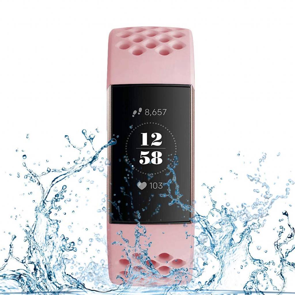 Fitbit Charge 3 & 4 Sport Point Armband - rosa