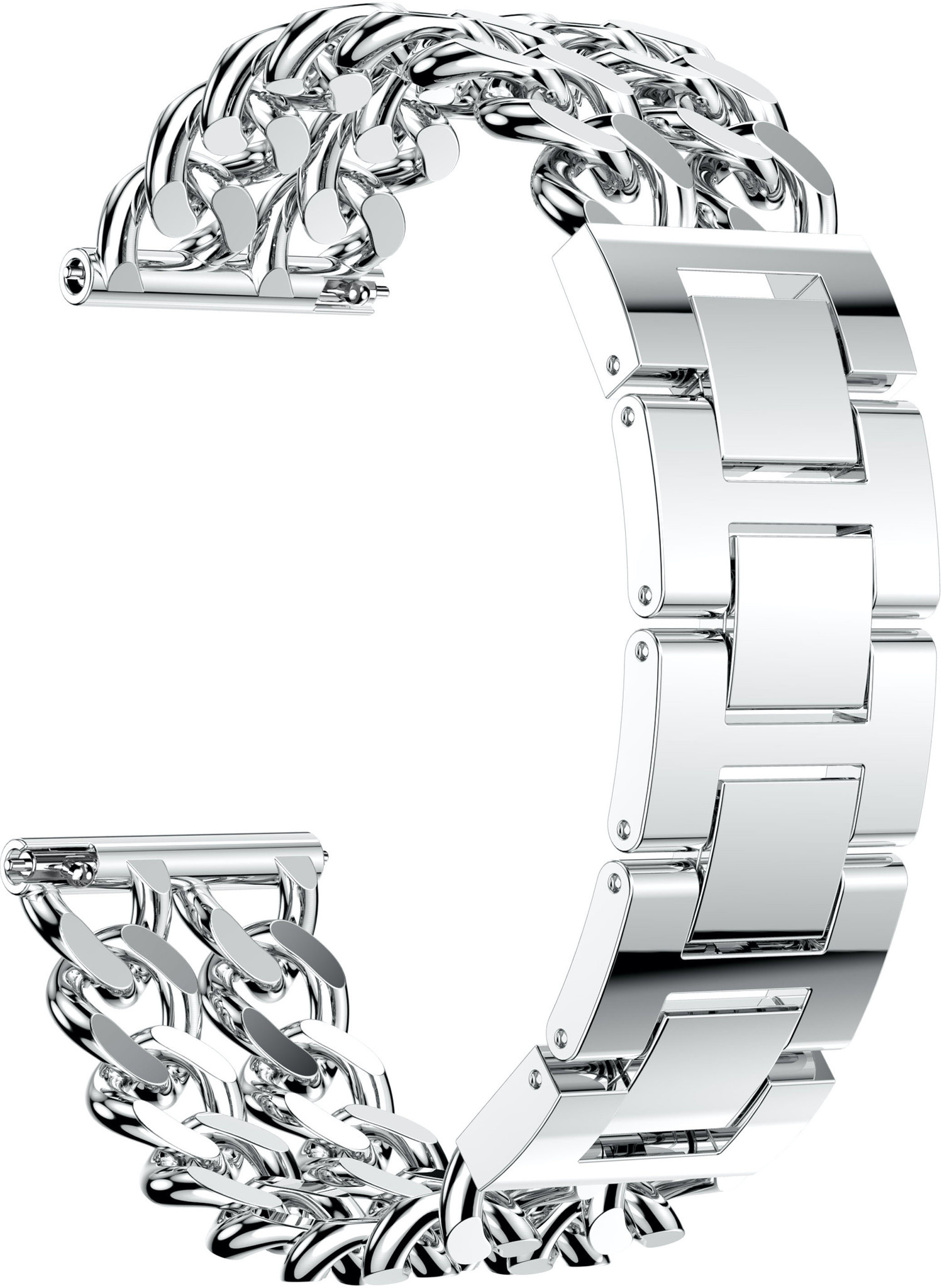 Polar Vantage M / Grit X stahl cowboy Gliederarmband - silver
