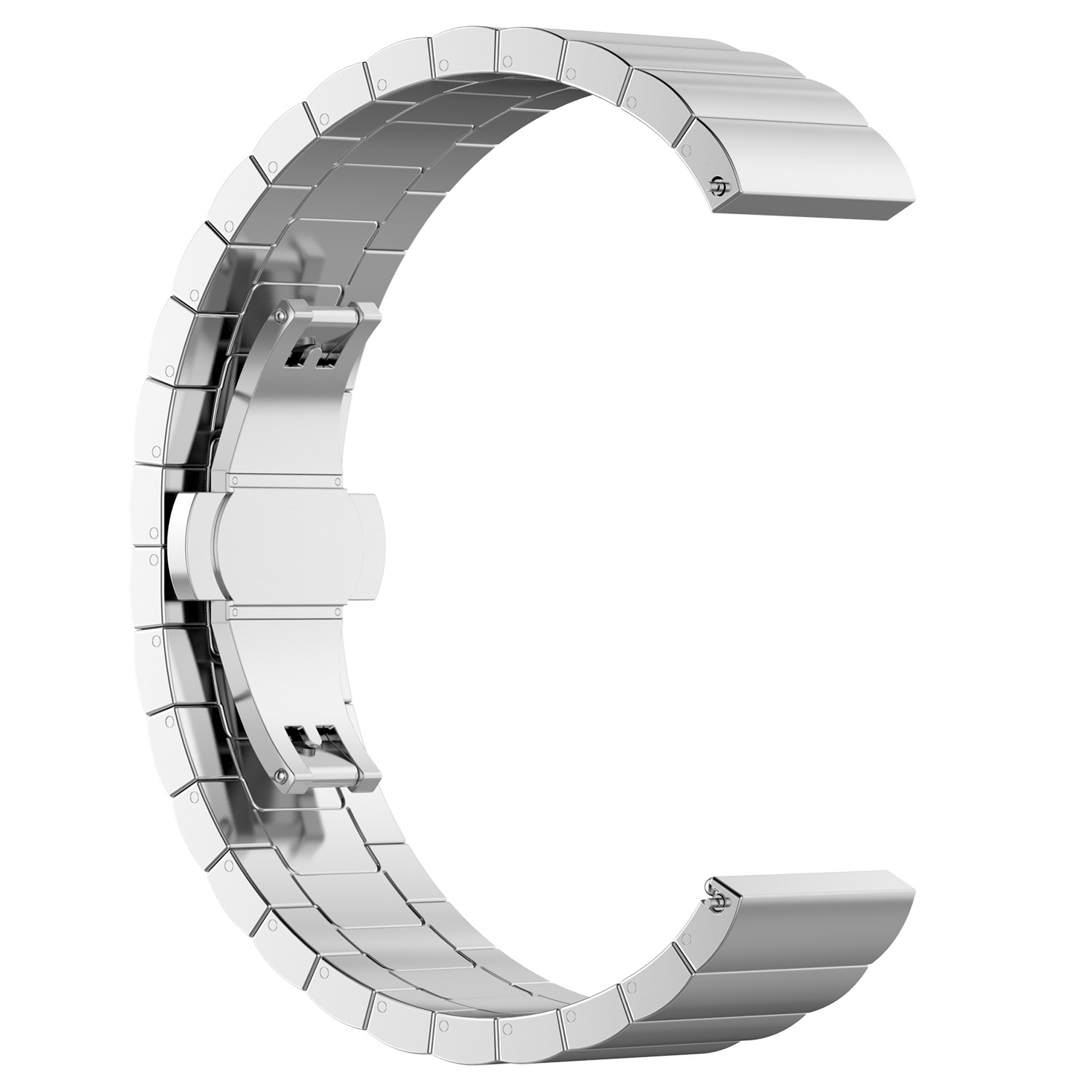 Garmin Vivoactive / Vivomove Stahlgliederarmband - silber
