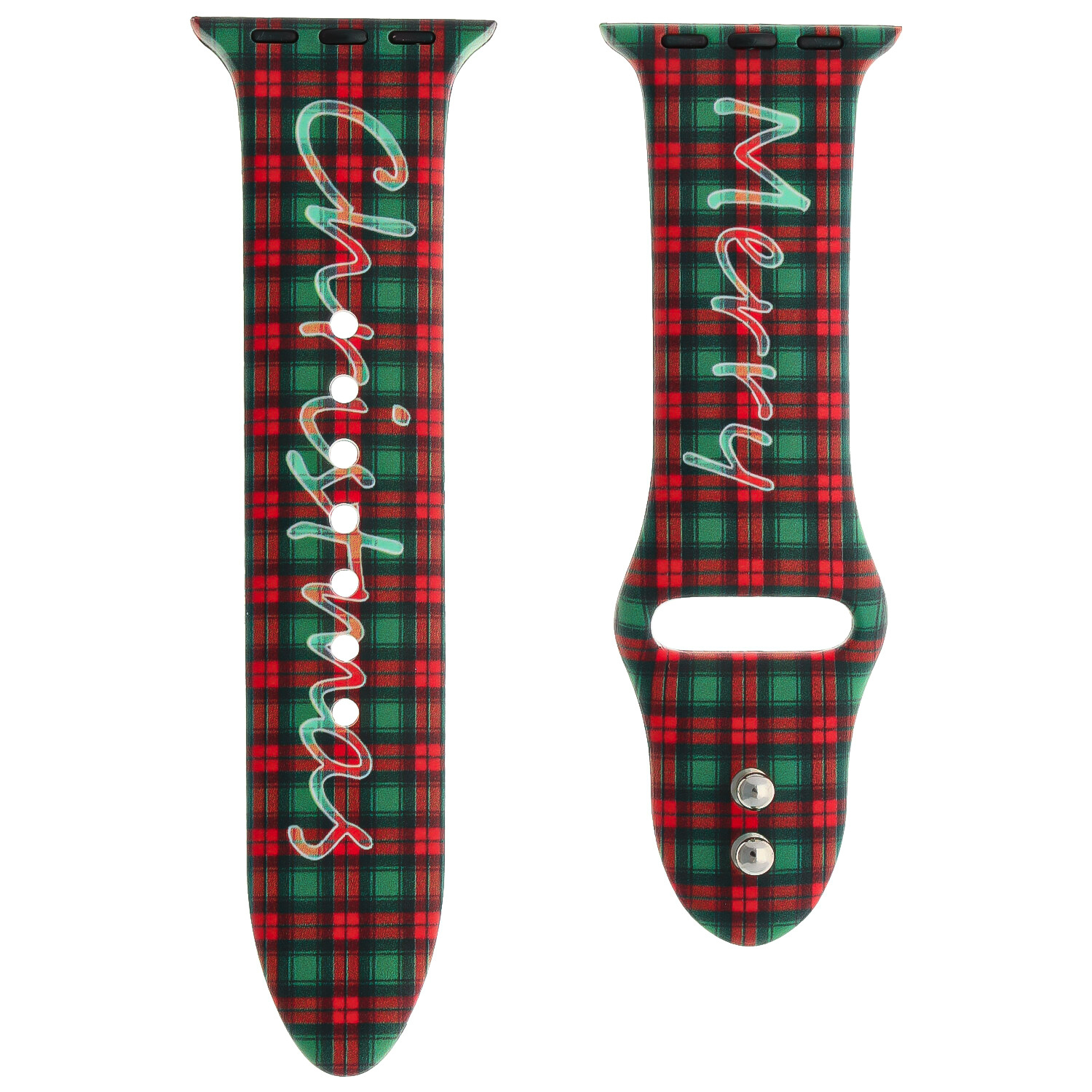 Apple Watch druck Sportarmband - weihnachtlich kariert