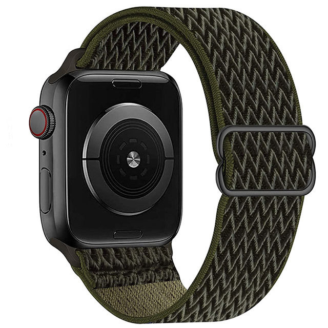 Apple Watch Nylon Solo Loop - Armee grün