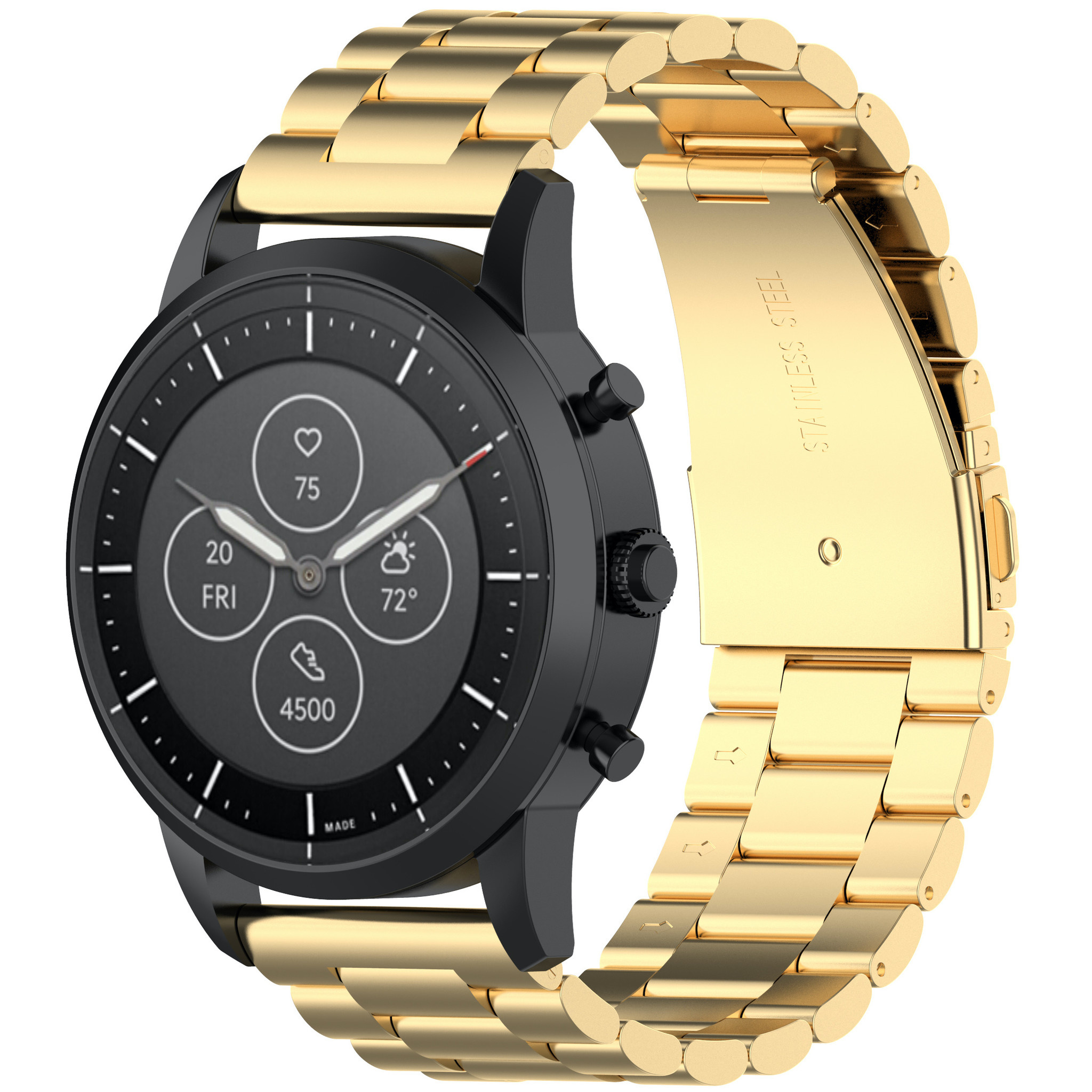 Huawei Watch GT Perlen stahl Gliederarmband - gold