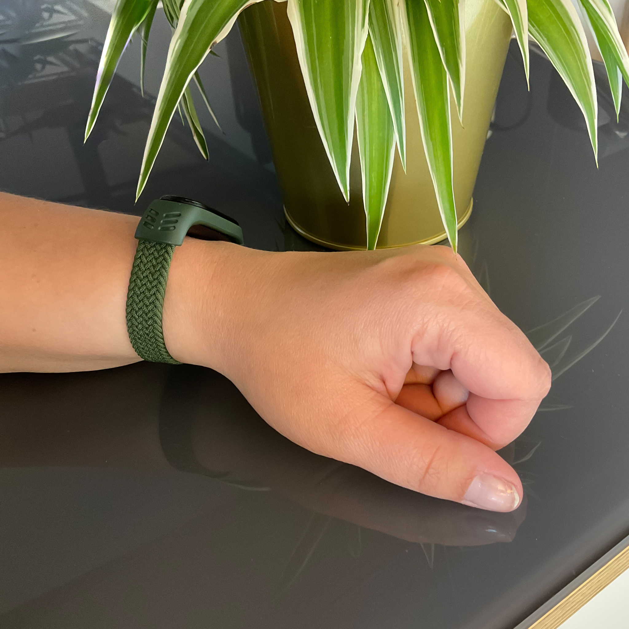 Xiaomi Mi 3/4/5/6 Nylon Geflochtenes Solo Loop - grün