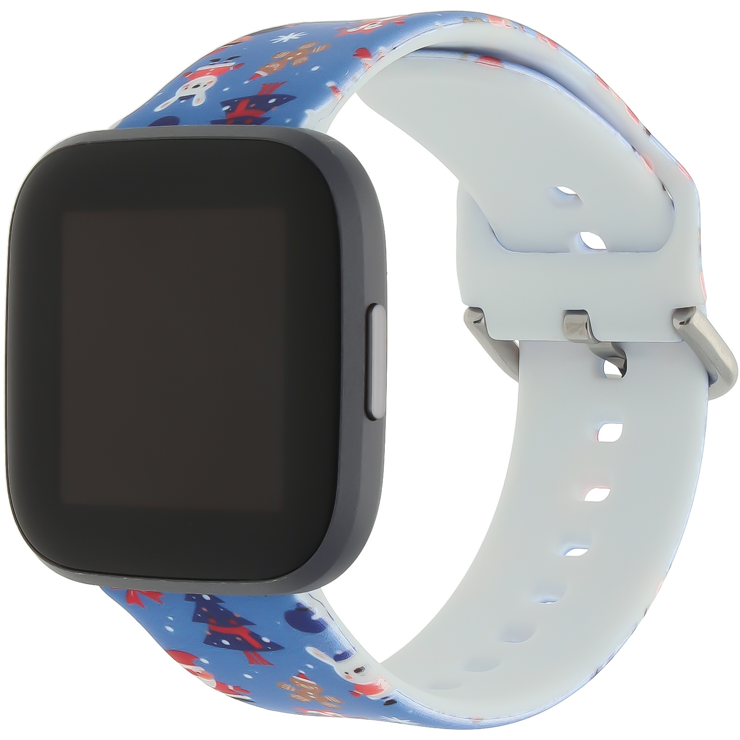 Fitbit Versa druck Sportarmband - Weihnachten blau