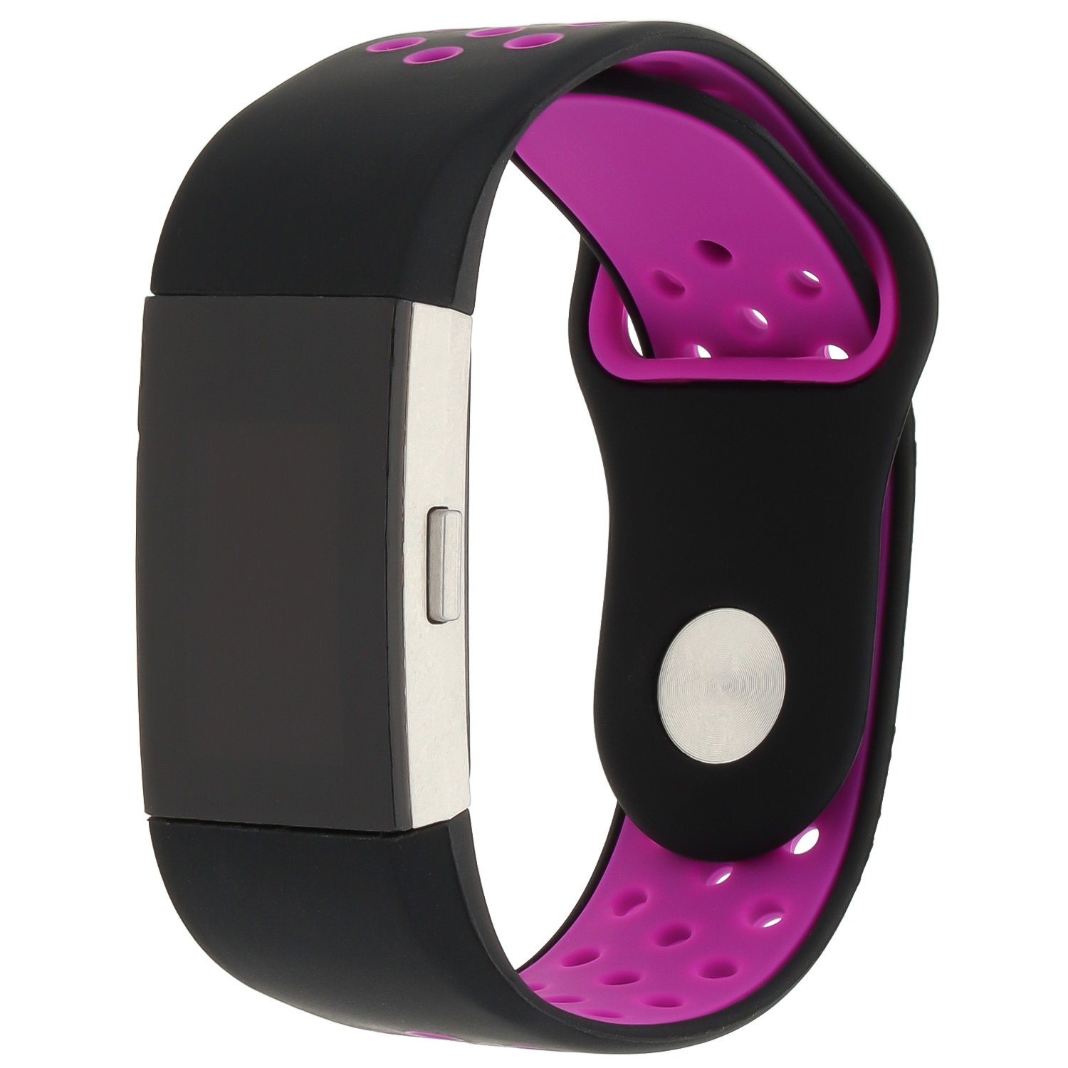 Fitbit Charge 2 Doppel Sportarmband - schwarz lila
