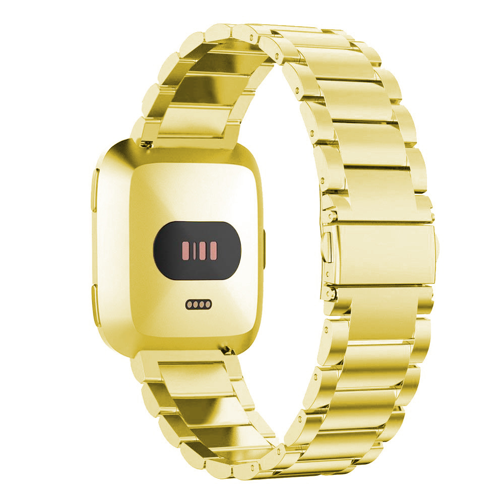 Fitbit Versa Perlen stahl Gliederarmband - gold
