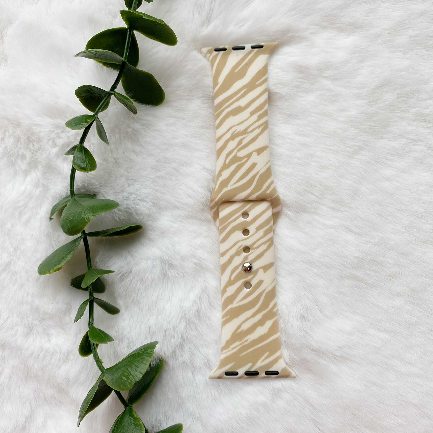 Apple Watch druck Sportarmband - Zebrabeige