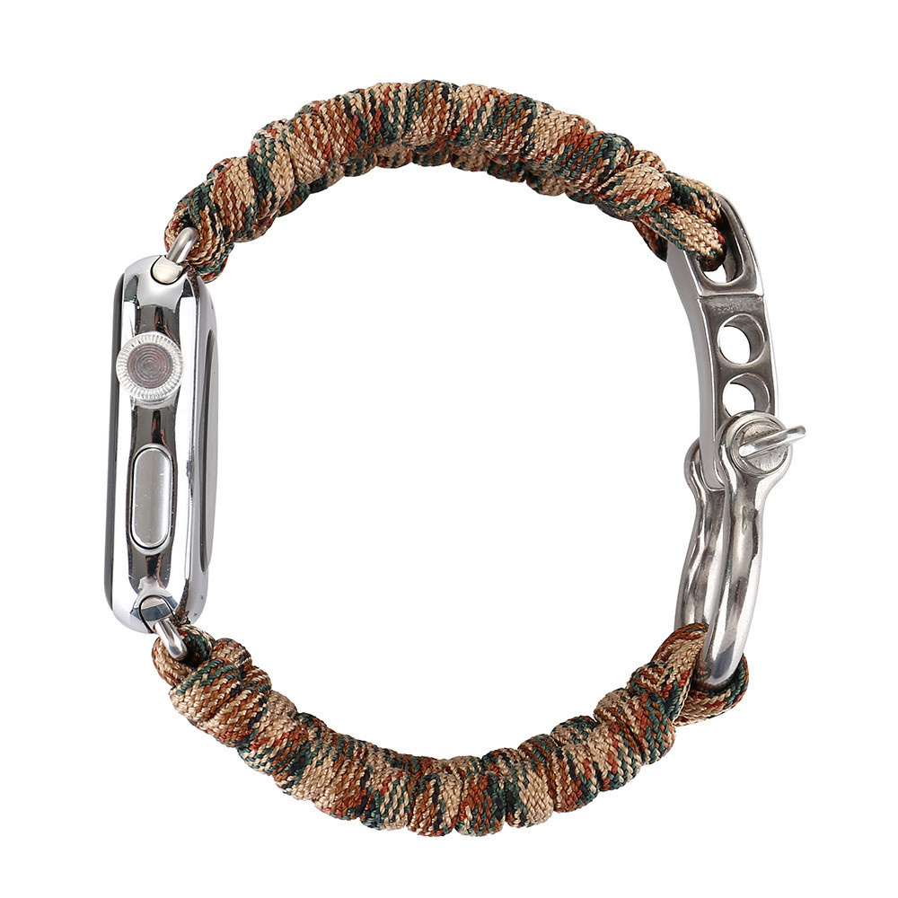 Apple Watch Nylon Seilarmband - Camouflage braun