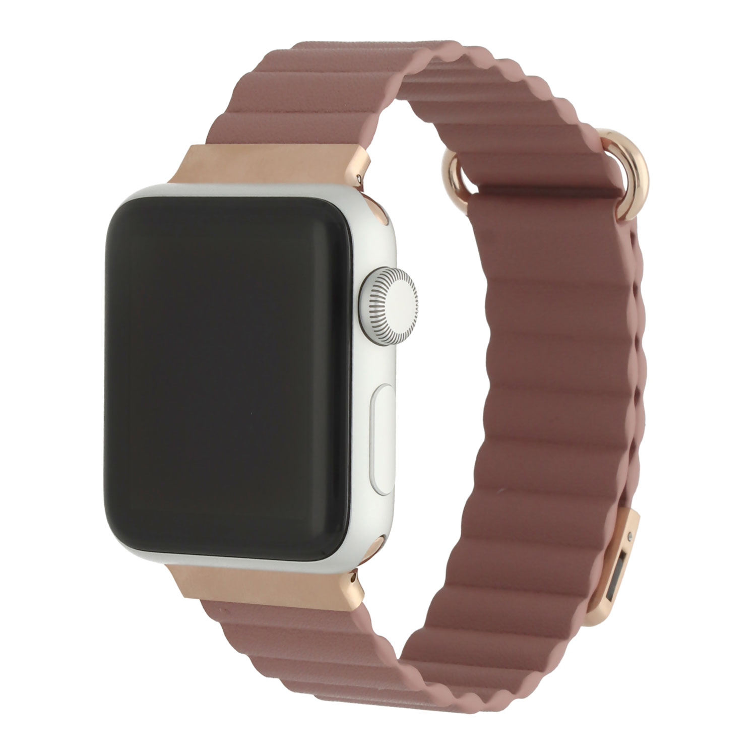  Apple Watch Leder Magnet Magna Band - Rosa