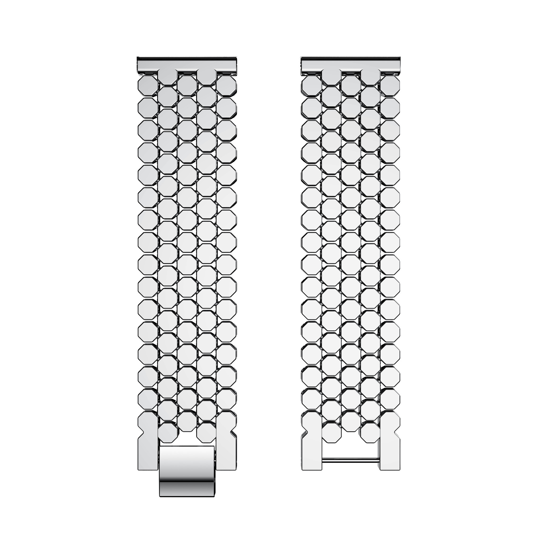Polar Vantage M / Grit X Fisch stahl Gliederarmband - silber