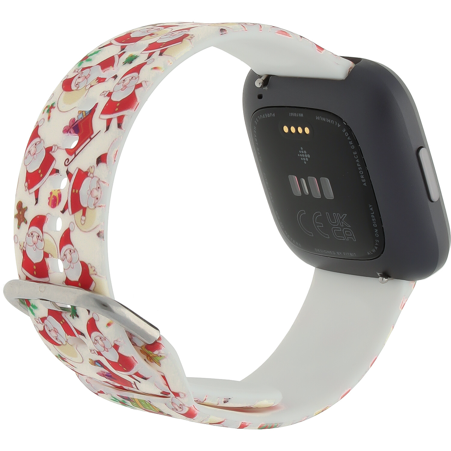 Fitbit Versa druck Sportarmband - Weihnachten Santa rot
