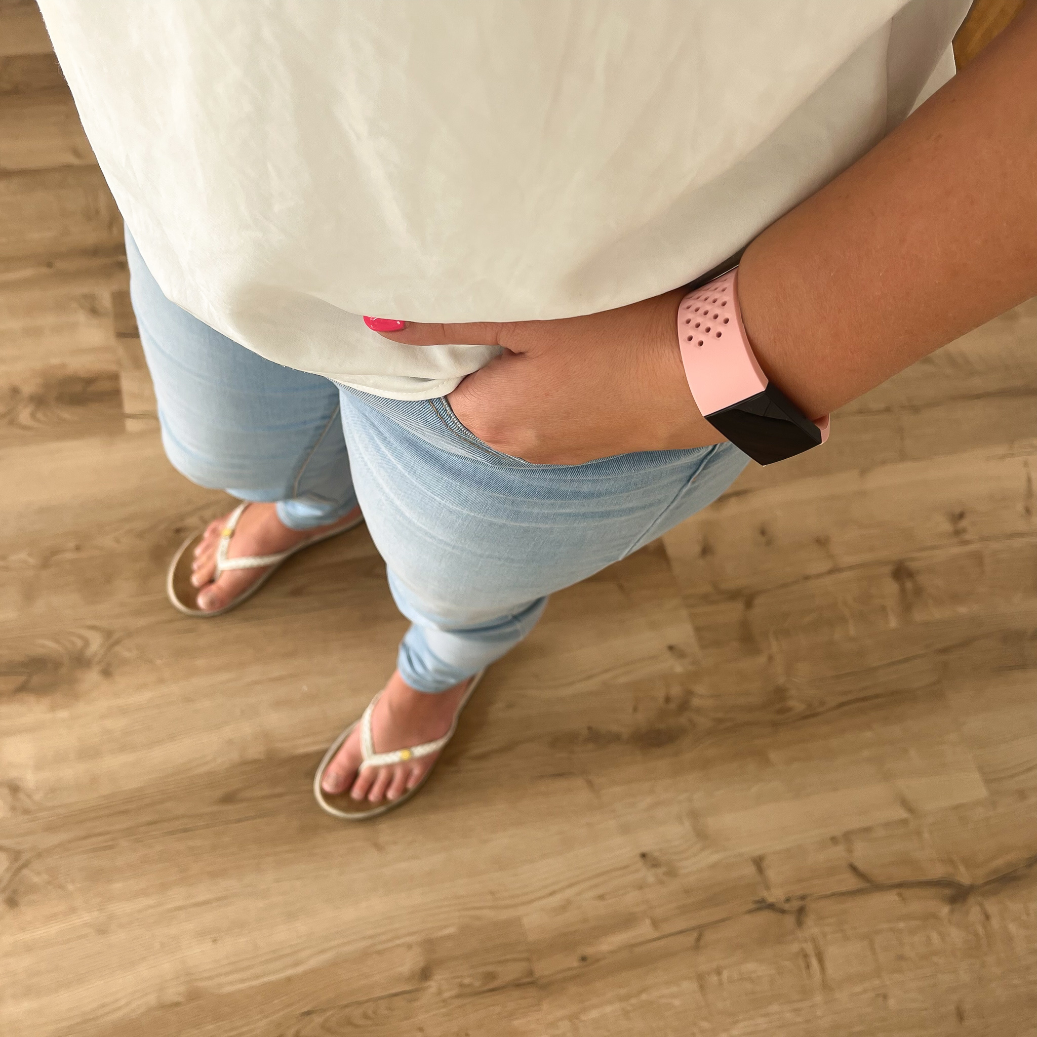 Fitbit Charge 3 & 4 Sport Point Armband - rosa