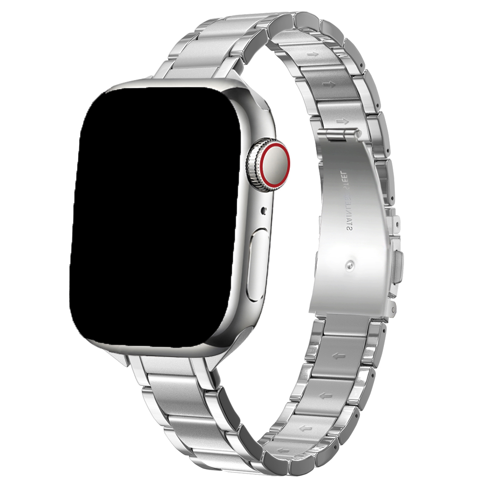Apple Watch Dünnes Gliederband Noor - Silber