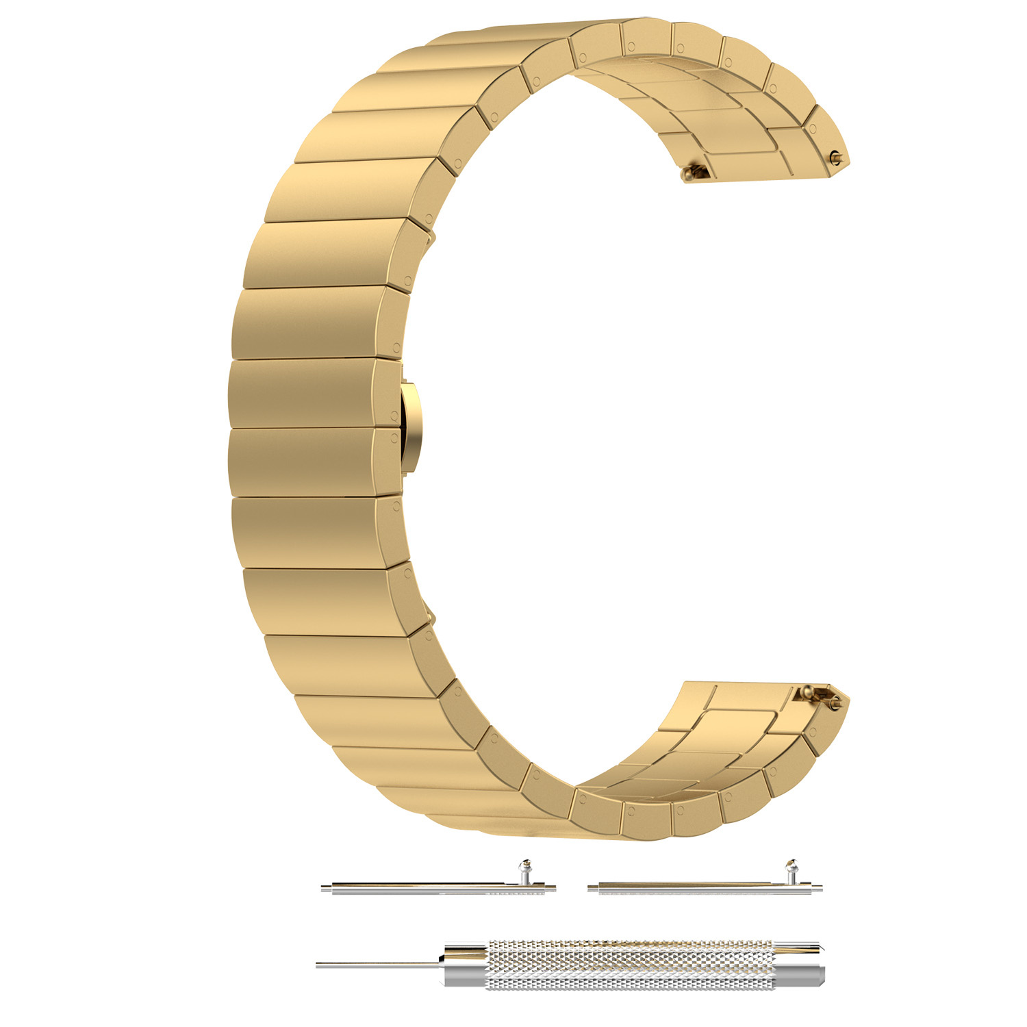 Garmin Vivoactive / Vivomove Stahlgliederarmband - gold
