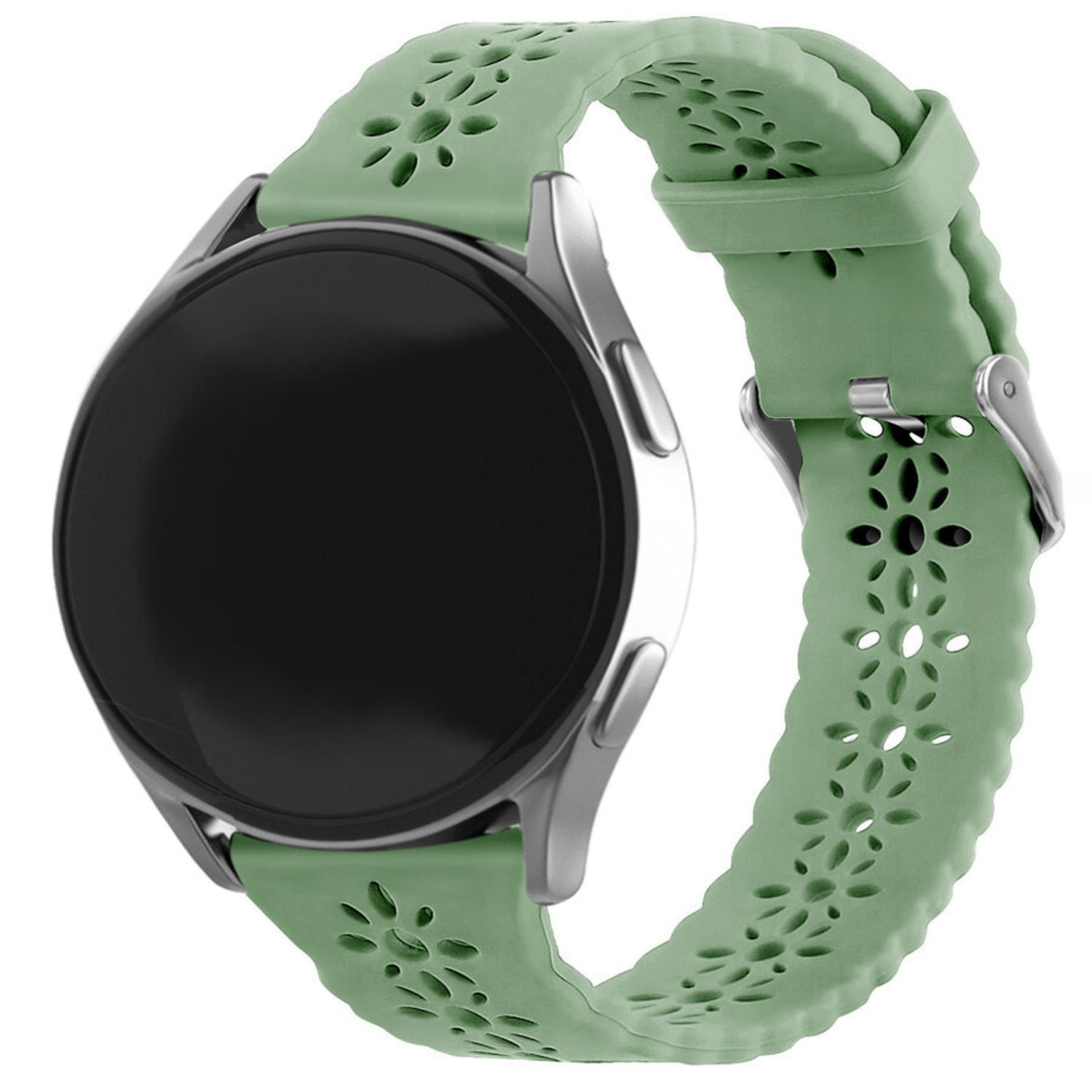 Samsung Galaxy Watch 5 helles Silikonband - grün
