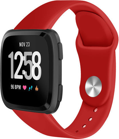 Fitbit Versa Silikon-Sportarmband - rot