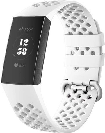 Fitbit Charge 3 & 4 Sport Point Armband - weiß