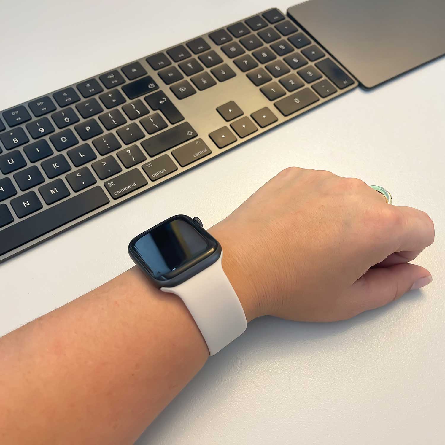 Apple Watch Solo Loop Sportarmband - Polarstern